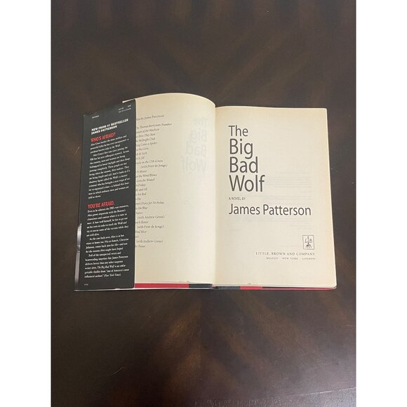 The Big Bad Wolf Hardcover Novel By James Patterson - Picture 5 of 6